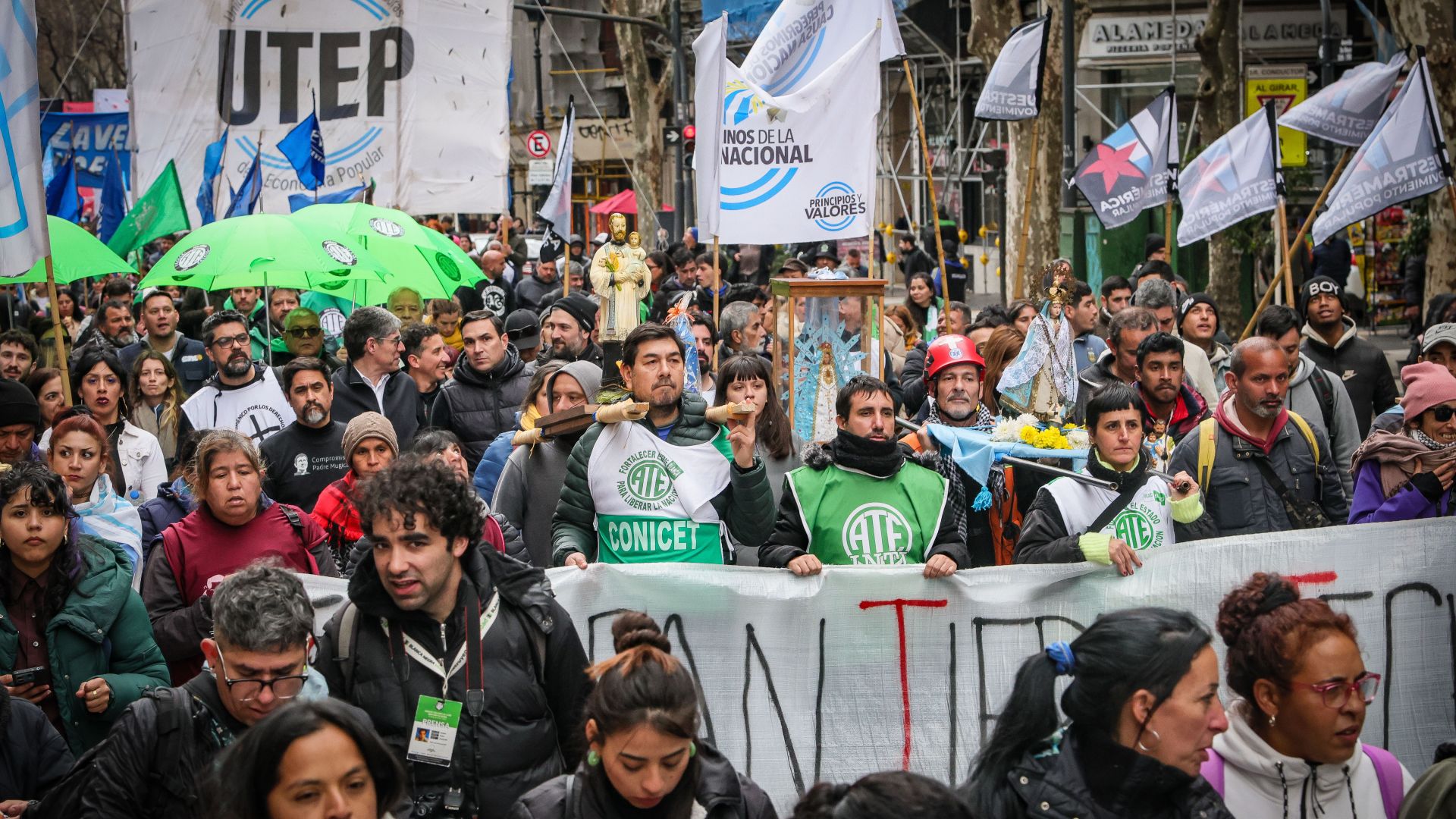 El Pueblo no aguanta más: Movilizamos desde el Santuario de San Cayetano a Plaza de Mayo